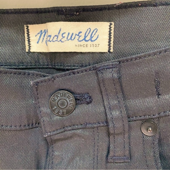 Madewell coated black jeans size 25 - Picture 2 of 9